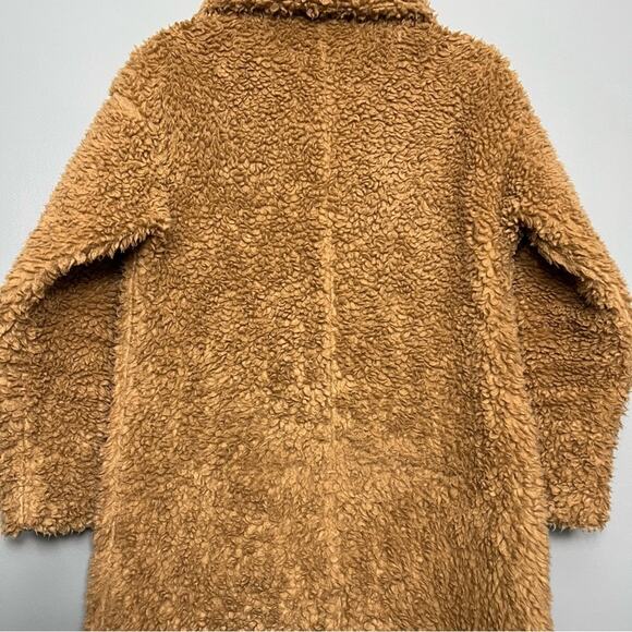 Patagonia Recycled High-Pile Fleece Long Teddy Coat Jacket Brown Tan Size Small - Picture 5 of 16